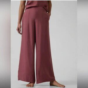 Athleta Calm Cool Pant Dark Pink/Rose Size 2X